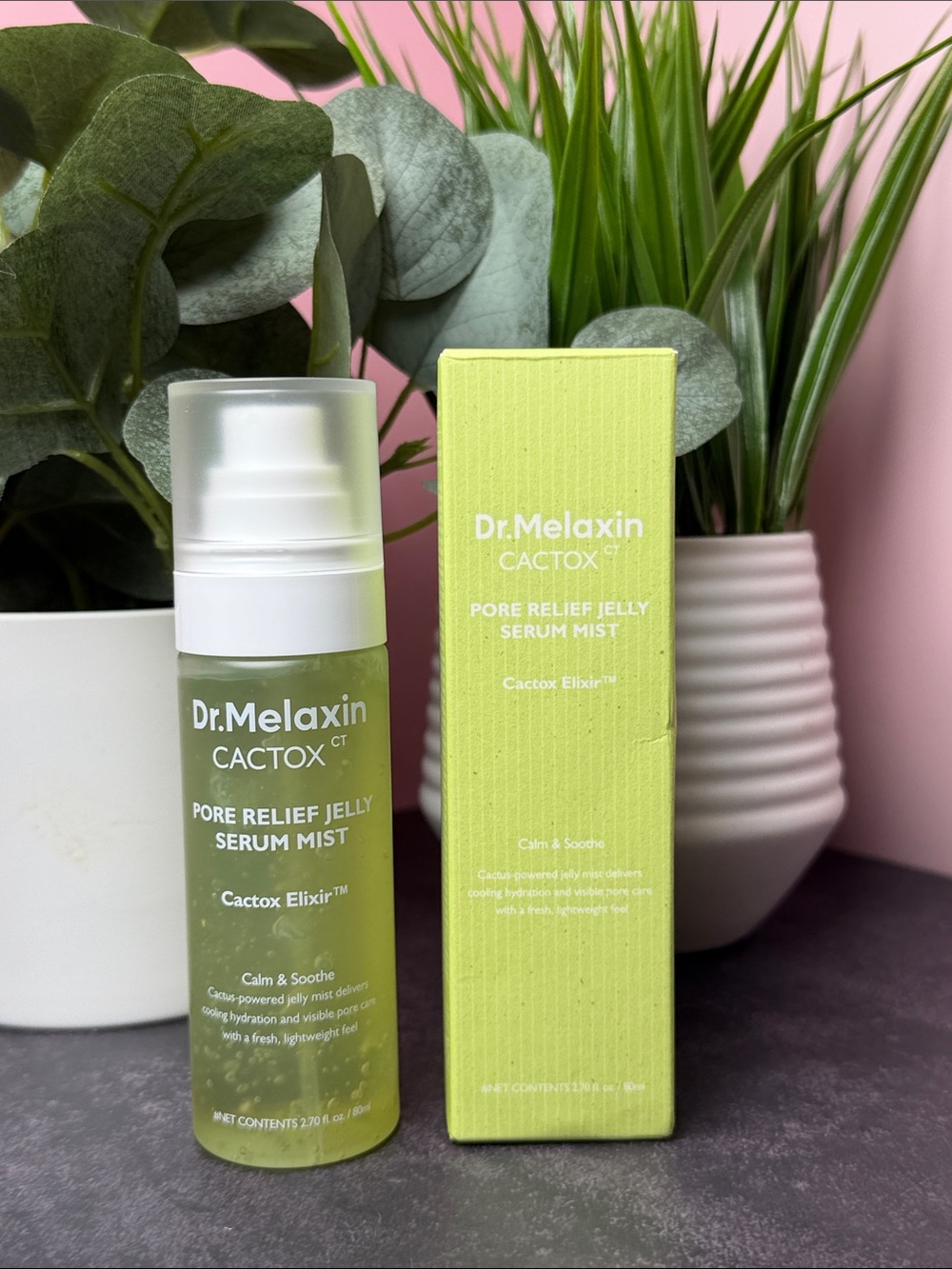 Dr. Melaxin Cactox Pore Relief Jelly Serum Mist — Green
